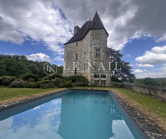 Magnifique château XVIe et XVIIIe avec son donjon du XIIIe au Sud de la Touraine