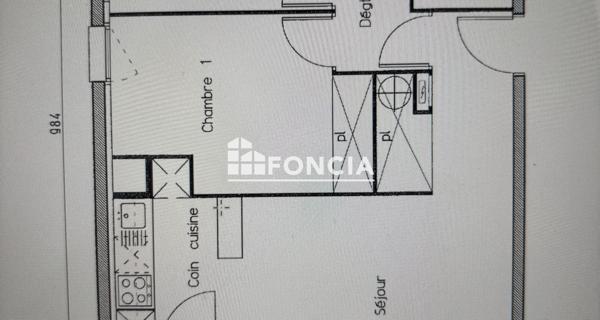 À vendre Appartement 3 pièces 53.68 m² - Poitiers 86000