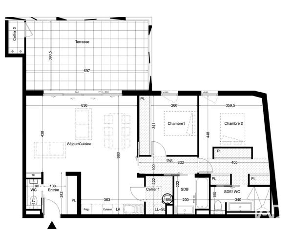 Appartement à vendre 3 pièces 88 m² Castelnau-le-Lez