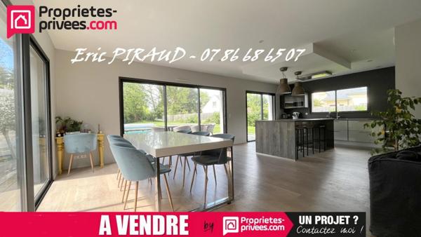 Herbignac - Maison plain-pied 175 m²  - 6 pièces - piscine chauffée