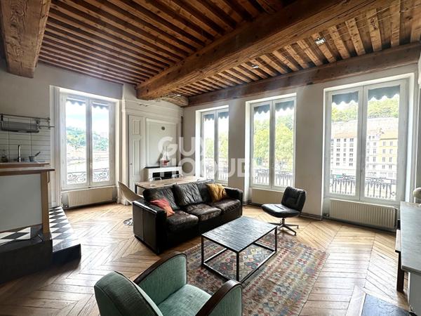 LYON 5-  Quai de Saone- Appartement avec vue dégagée