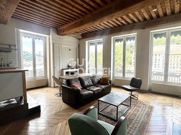 LYON 5-  Quai de Saone- Appartement avec vue dégagée