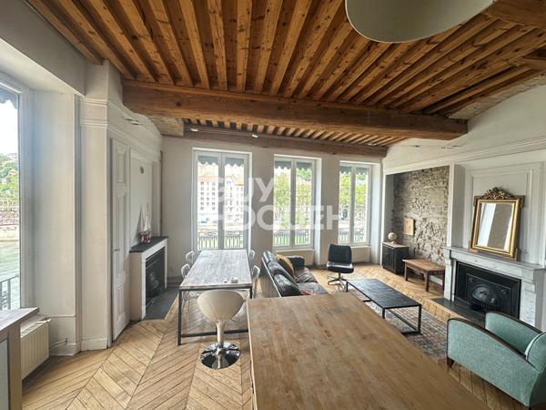 LYON 5-  Quai de Saone- Appartement avec vue dégagée