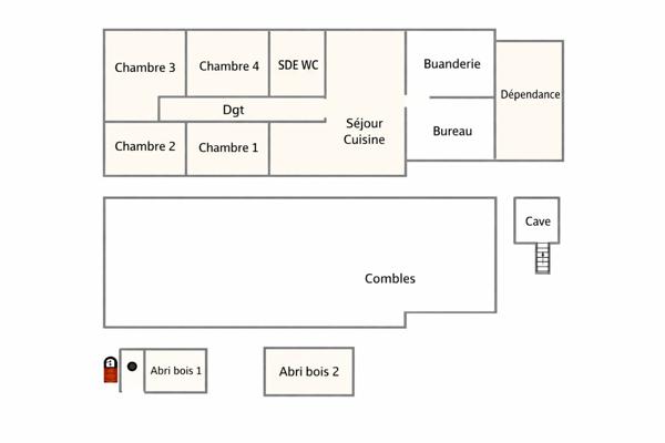 Maison à vendre 7 pièces 100 m² Vayres