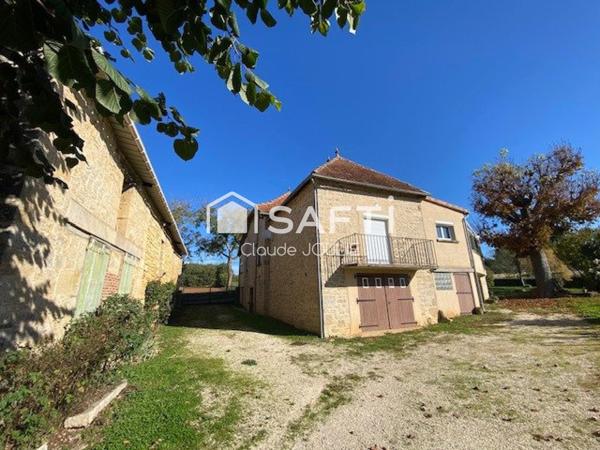 Corps de Ferme à Ste CROIX : 2 Maisons (96 m² & 50 m²), 427 m² bâtiments agricoles & 140  m² de dépendances