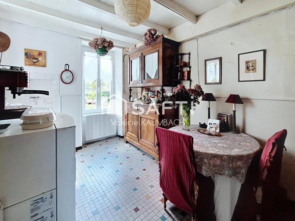 Maison charentaise en moellons