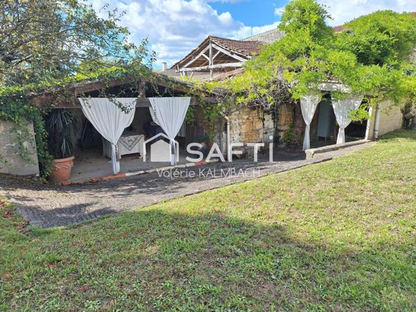 Maison charentaise en moellons