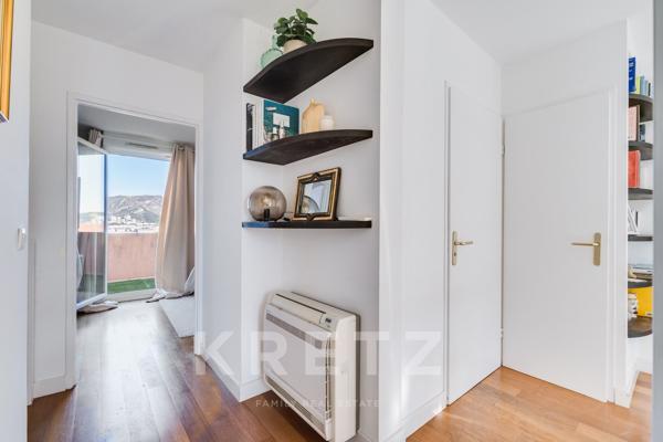Duplex avec grande terrasse, vue imprenable et double box