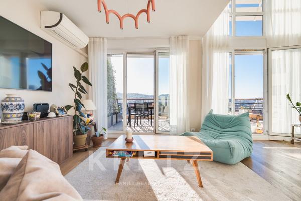 Duplex avec grande terrasse, vue imprenable et double box
