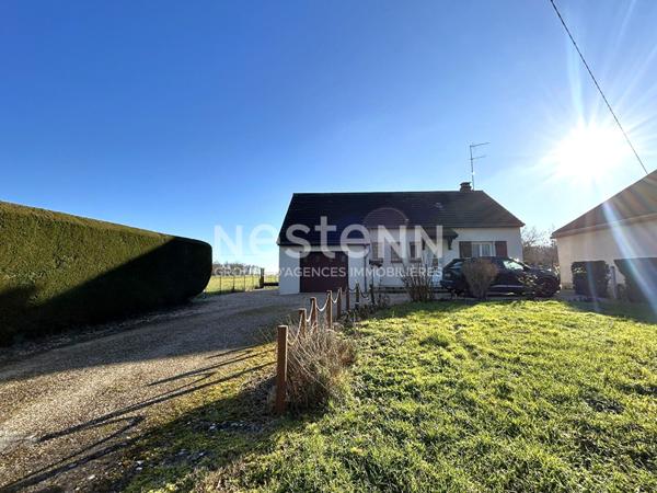 MAISON FAMILIALE AVEC 3 CHAMBRES SUR TERRAIN DE 1500M² À VENDRE EN CAMPAGNE DE CHABRIS (INDRE 36)