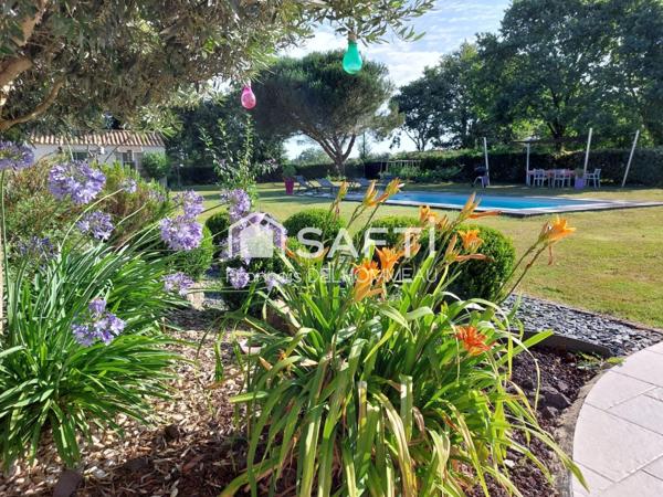 Grange rénovée, 4 chambres, piscine, beau terrain... idéal pour famille ou projet gîte