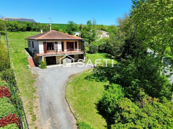 Maison t4 de 97m² avec double garage sur une parcelle de 2190m²