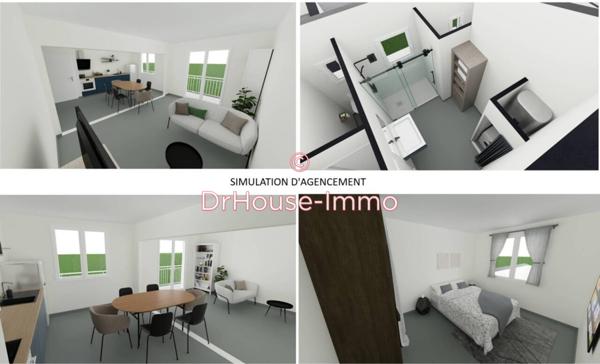 Appartement à vendre 2 pièces de 48 m²