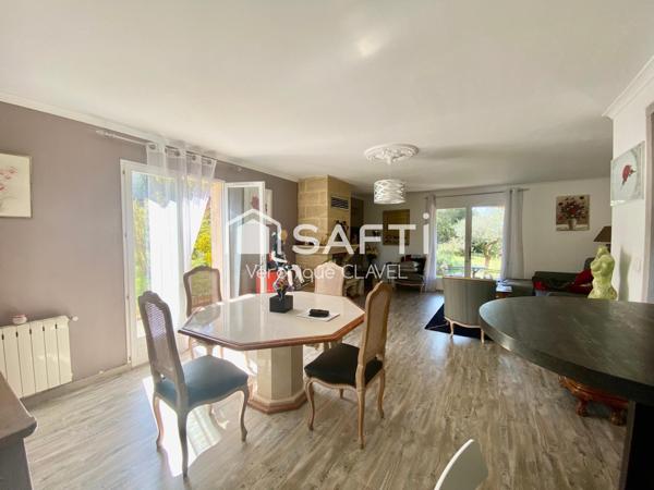 Villa de 170m2 dont un gîte de 40m2 et piscine  sur un terrain de 1860m2