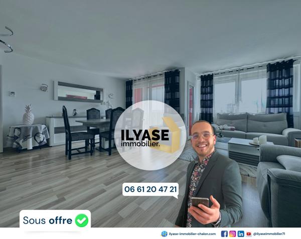 Chalon-sur-Saône (71100) SOUS OFFRE ! 5 PIÈCES 117 M² | BALCON | CHALON S/S