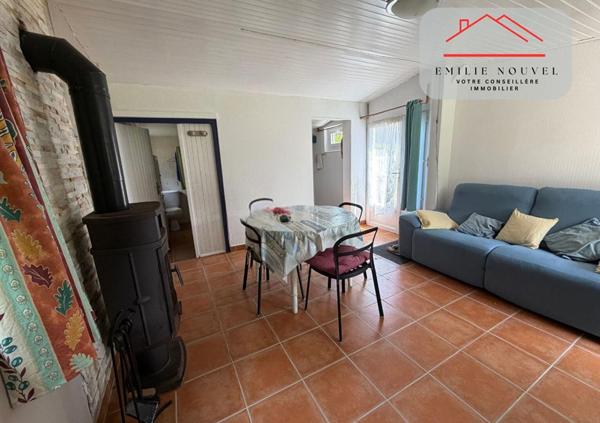 PLEUBIAN , Pied-à-terre littoral à 130 m de la plage, terrain 754 m²