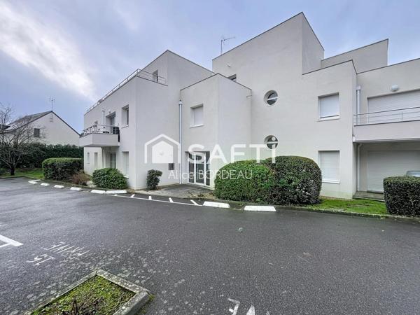 T2 Vannes –Terrasse sud,parking,résidence standing