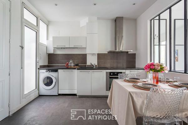 Appartement familial face au parc en dernier etage