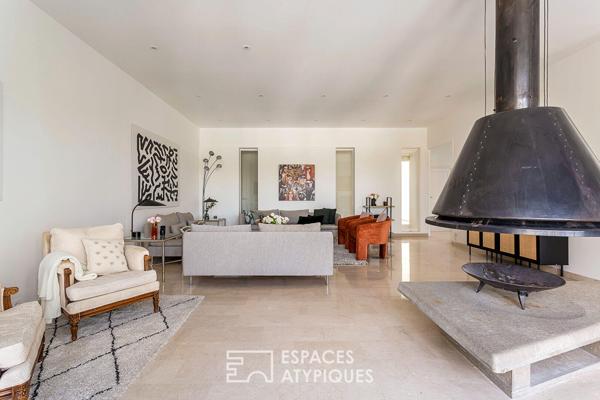 Appartement familial face au parc en dernier etage