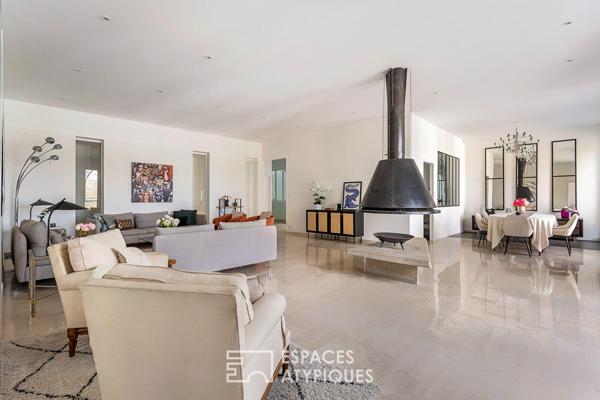 Appartement familial face au parc en dernier etage