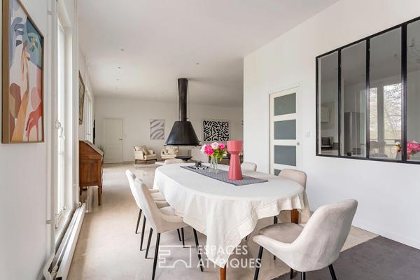Appartement familial face au parc en dernier etage