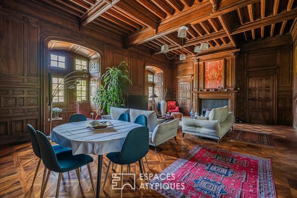 Appartement de charme dans un château datant du Haut-Moyen-Age