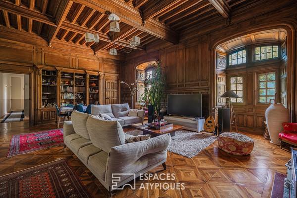 Appartement de charme dans un château datant du Haut-Moyen-Age
