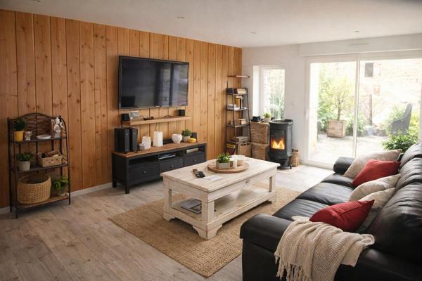 Villa 4 chambres de 120 m² habitables sur une parcelle de 265 m²