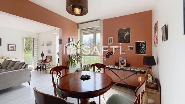 Super appartement traversant et verdoyant