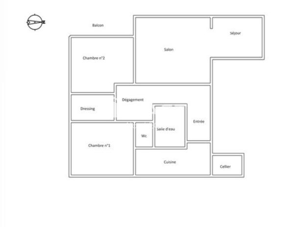 Super appartement traversant et verdoyant