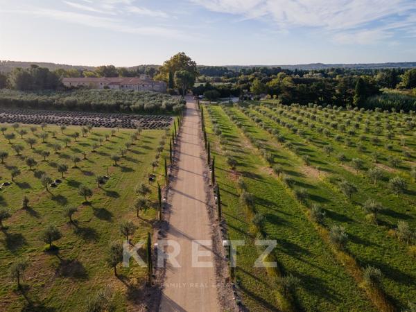 ALPILLES- DOMAINE D' EXCEPTION - MONUMENT REMARQUABLE DU 17 ème - 1400 M2- 7 HECTARES -