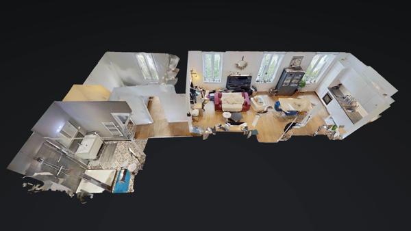 Nancy quartier Bonsecours, appartement T2 - Visite virtuelle sur sur demande