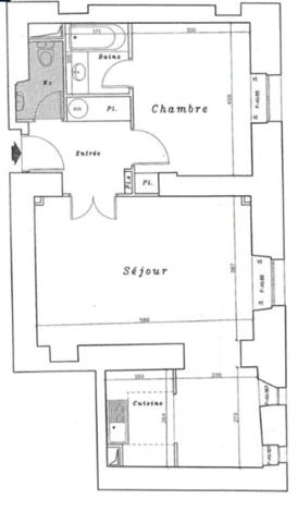 Appartement Paris 2 pièce(s) 60 m2