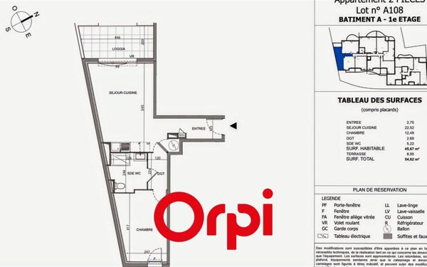 Appartement à vendre    2 pièces • 45,67 m2 La Seyne-sur-Mer
