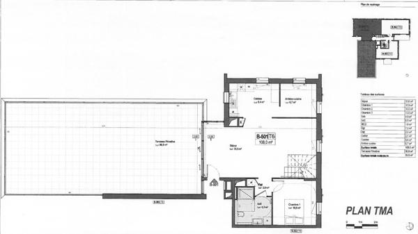 Appartement T6 à louer - 108 m² (réf : 512703)