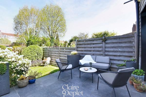 Maison 1930 Lambersart Canon d’Or – 3 chambres, bureau, jardin, état parfait