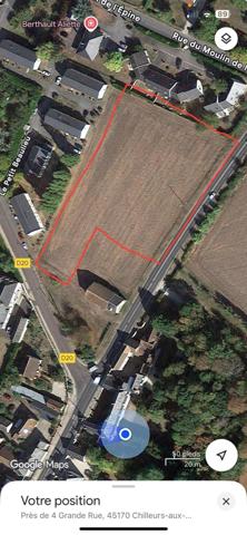 Grand terrain à bâtir à Chilleurs-aux-Bois