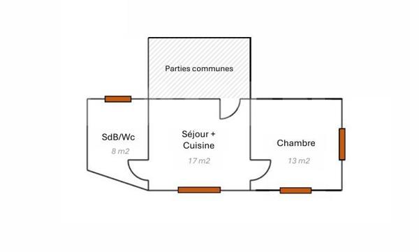OLETTA VILLAGE - APPARTEMENT À RÉNOVER 38 m² - CACHET & POTENTIEL