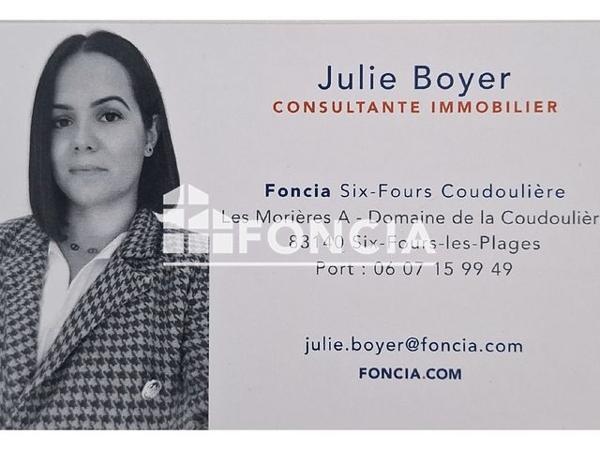 À vendre Studio 22 m² - Sanary-sur-mer 83110