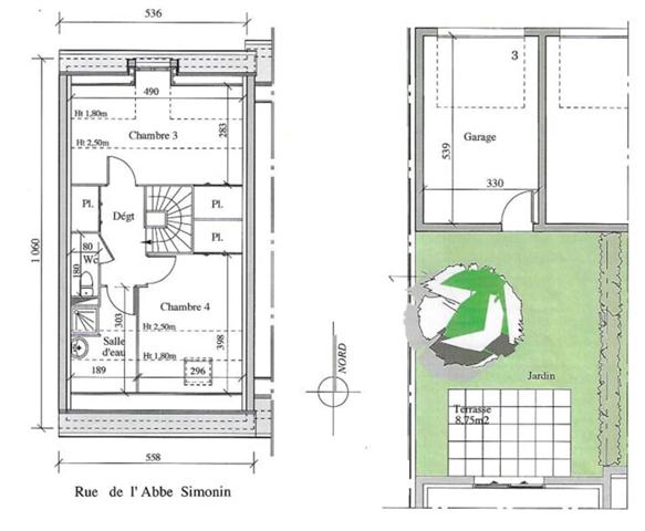 Maison avec jardin - Tours centre - 119 m2