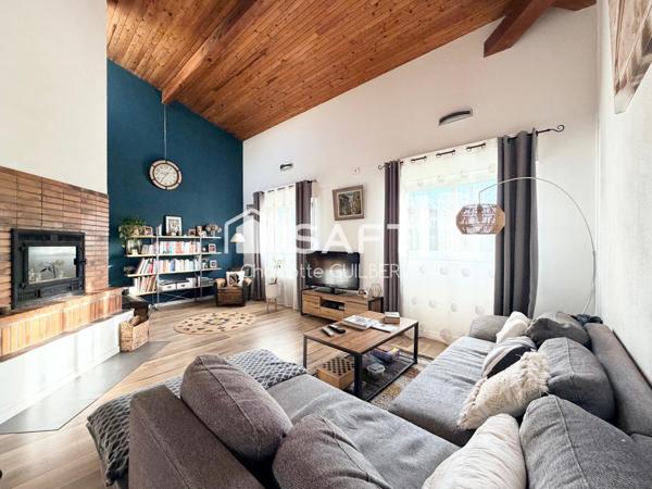 Maison d'architecte avec 3 chambres et bureau