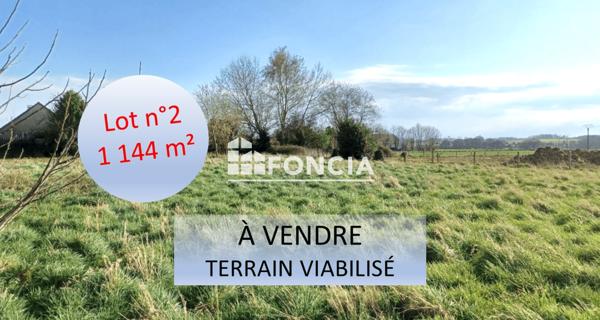À vendre Terrain 1144 m² - Fresne-le-plan 76520