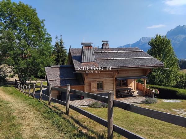 Chalet  vue Mont-Blanc à vendre Combloux