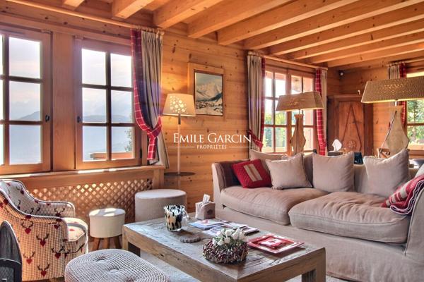 Chalet  vue Mont-Blanc à vendre Combloux
