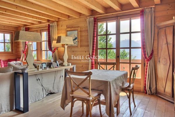 Chalet  vue Mont-Blanc à vendre Combloux