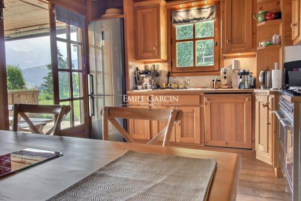 Chalet  vue Mont-Blanc à vendre Combloux