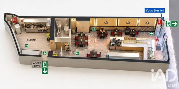 Restaurant à vendre 49 m² Meaux