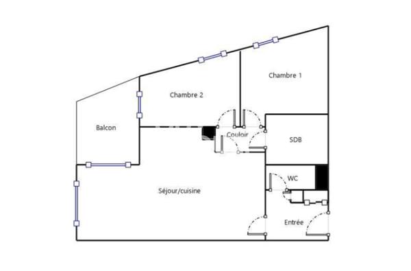 Appartement T3 avec terrasse et garage à Tignieu village