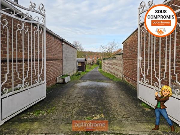 MAISON INDIVIDUELLE – 3 CHAMBRES – JARDIN – GARAGE + 5 GARAGES LOUÉS