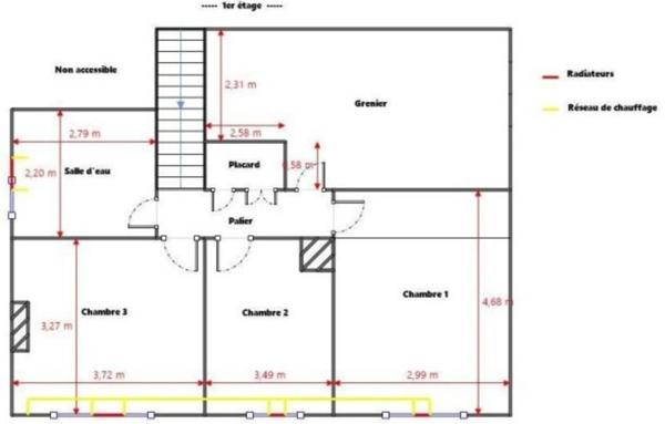 MAISON INDIVIDUELLE – 3 CHAMBRES – JARDIN – GARAGE + 5 GARAGES LOUÉS